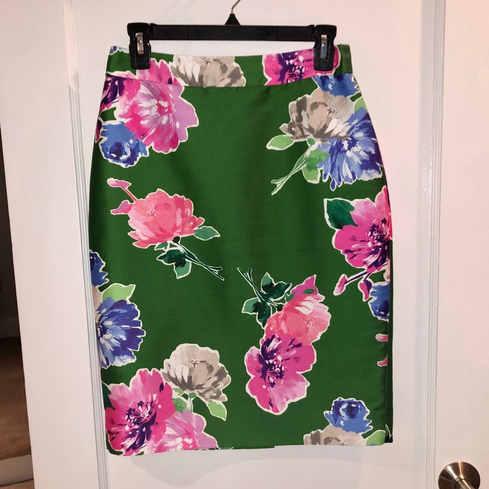 Kate Spade Floral Pencil Skirt